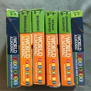 The World Almanac for kids puzzler deck age 5-7
